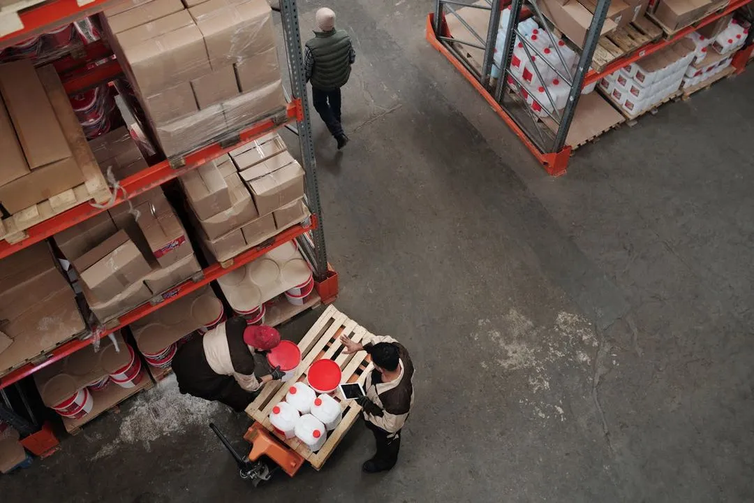 People working inside of the industry